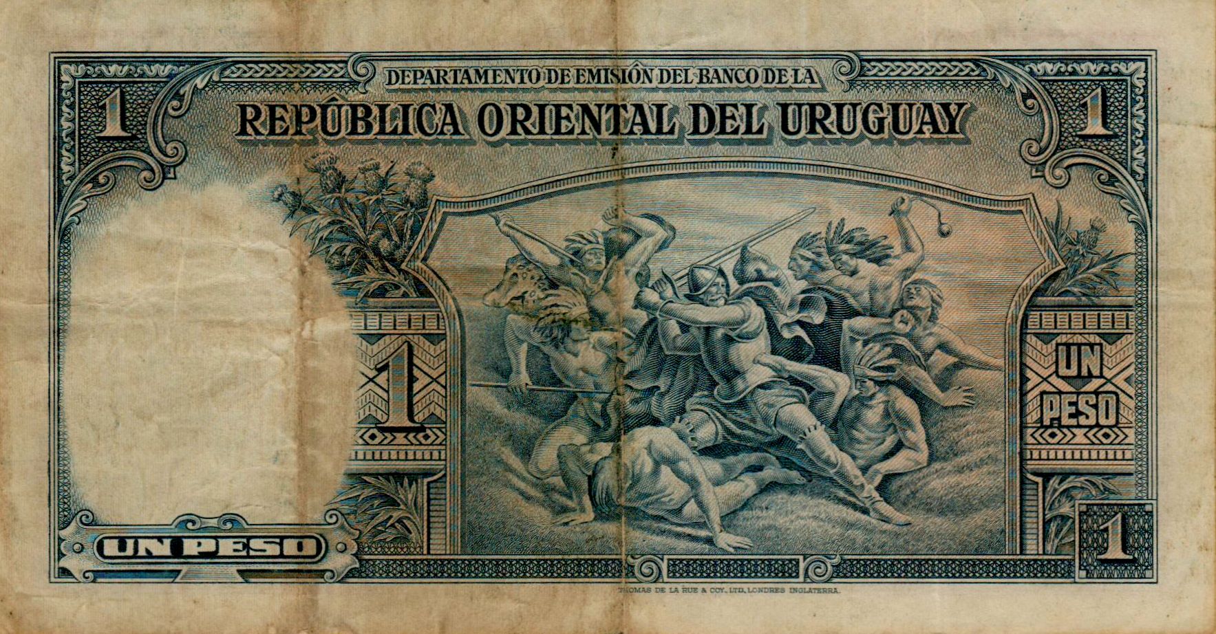 Uruguay 1 1935 XF+ P-28/b2